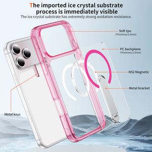 Funda para <span class=keywords><strong>iPhone</strong></span> 18 Pro Max de Fábrica, Soporte Transparente de una Pieza, Apta para Funda de <span class=keywords><strong>iPhone</strong></span> 17, Venta al por Mayor - Product Image 4