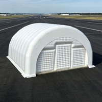 Abri d'aviation gonflable en PVC de haute qualité, sur mesure, quatre saisons, double couche, imperméable, une chambre, pour entrepôt d'avions