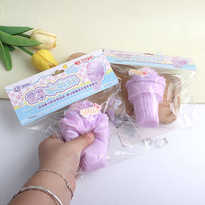 ของเล่นบีบคลายเครียดรูปไอศกรีม TPR สีสันสดใสน่ารักสำหรับเด็กผู้ชาย - Product Image 3