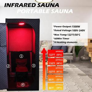 Qilong ห้องซาวน่าแบบเต็มสเปกตรัมสำหรับใช้ในบ้านใช้ในบ้านซาวน่าแสงสีแดงการบำบัดด้วยแสงอินฟราเรดอุปกรณ์บำบัดด้วยแสงสีแดง - Product Image 4