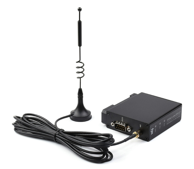 Roarkit Rail-Mount RS232/RS485/RS422 to LoRa SX1262 data transmission terminal DTU for Sub-GHz LF/HF frequency band