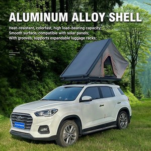 Carpa de techo ultraligera JIYA de aluminio tipo concha, para campistas de viaje, impermeable, sala de estar exterior, extensión de tienda trasera para camping - Product Image 3