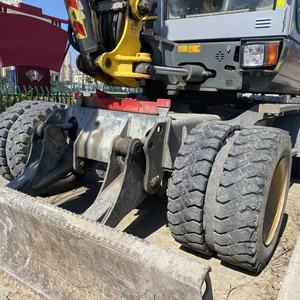 Used Wacker Neuson <b>EW100</b> Wheeled Excavator 10.3 Ton Japan Original Mobile Hydraulic Digger Road Travel Construction Gearbox Gear - Product Image 4