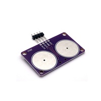 Modul Sakelar Sentuh Kunci 2 Arah Sensor Jarak Kapasitif Tekan Jari Papan Sirkuit Keyboard Sekitar 0-5Mm