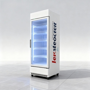 Vitrine réfrigérée à barre mécanique à refroidissement direct à 1 porte avec contrôle numérique de la température pour usage commercial et domestique - Product Image 3