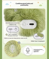 Peluche Intelligente IA pour Enfants, Poupée Interactive Émotionnelle avec Dialogue Vocal, Mignonne et Amusante, Pendentif d'Apprentissage, Compagnon, Breloque de Sac, Cadeau Disponible