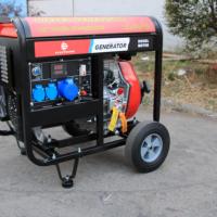 Groupe électrogène diesel ELECPRIME à style ouvert 8kva/10kva/12kva monophasé/triphasé, portable, refroidi par air, 50/60Hz