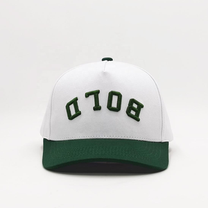 Casquette de baseball à 5 panneaux bicolore brodée sur mesure avec logo inversé - Product Image 2