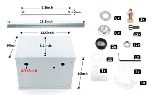 Kit universel complet de relocalisation du boîtier de batterie en aluminium Kit universel hors route pour camping-car/marine/course-Groupe sans câble - Product Image 2