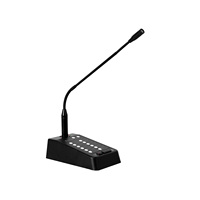 Microphone V SIP avec 12 boutons programmables et lecture audio RTP pour la communication intelligente au bureau