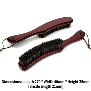Cepillo <span class=keywords><strong>para</strong></span> Zapatos de Madera de Haya con Crin de Caballo, Mango de Madera, Cuero y Ante, <span class=keywords><strong>para</strong></span> Limpieza y Pulido, Venta al por Mayor - Product Image 3