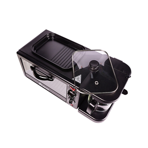 Giao hàng nhanh đa chức năng bánh mì Ấm đun nước điện cà phê Maker Lò nướng bánh mỳ 3 trong <span class=keywords><strong>1</strong></span> ăn sáng Maker Máy - Product Image 4