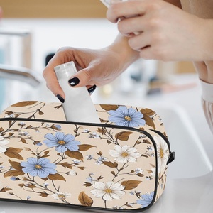Bolsas de Cosméticos Multifuncionales con Estampados Florales, Bolsa de Viaje Portátil, Nuevas Bolsas de Aseo para Adultos, Venta al Por Mayor - Product Image 6