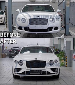 Kit de carrosserie de pare-chocs en plastique PP pour Bentley Continental <span class=keywords><strong>GT</strong></span> 6.0/4.0 2012-2015 se transforment en style 2017 avec garde-boue - Product Image 2