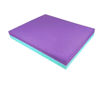 CampTeck U7339 Balance TPE Schaumstoffmatte Leichtgewichtig Rutschfest Stabilität Kraft Yoga Unterstützung Kerntraining Blau L 40 33 5 cm
