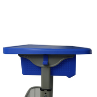 Ensemble table et chaise d'école réglables et durables, ensemble table et chaise modernes, mobilier scolaire, bureau de classe réglable en hauteur