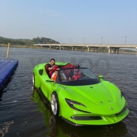Jet-boat commercial pour lacs de villégiature et voitures aquatiques |   Bateau de sport nautique personnalisé Yamaha Powered Lamborghini