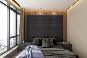Tête <span class=keywords><strong>de</strong></span> <span class=keywords><strong>lit</strong></span> rembourré en tissu faux cuir, pour décoration intérieure, blanc, taille King - Product Image 6