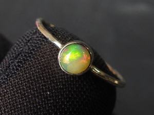 Ethiopian <b>Opal</b> 925 Sterling <b>Silver</b> Bezel Setting <b>Ring</b> for Women Handmade Engagement Gift for Her Bridal Wedding Anniversary - Product Image 2