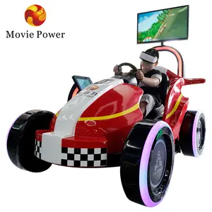 सिक्का संचालित खेल आभासी वास्तविकता वी. आर. खेल मशीन जाओ Kart कार खेल सवार 9D वी. आर. बच्चों रेसिंग कार सिम्युलेटर