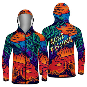 <span class=keywords><strong>Giacca</strong></span> Cardigan da Pesca Estiva - Protezione Solare UPF50 Impermeabile Polsini Regolabili Pannelli in Rete Traspirante per Pesca/Escursionismo/Attività all'Aperto - Product Image 6