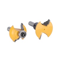Double Roman OGEE Stile and Rail Set Router Bit Fraise à bois pour fraise à bois Fraise à face en carbure