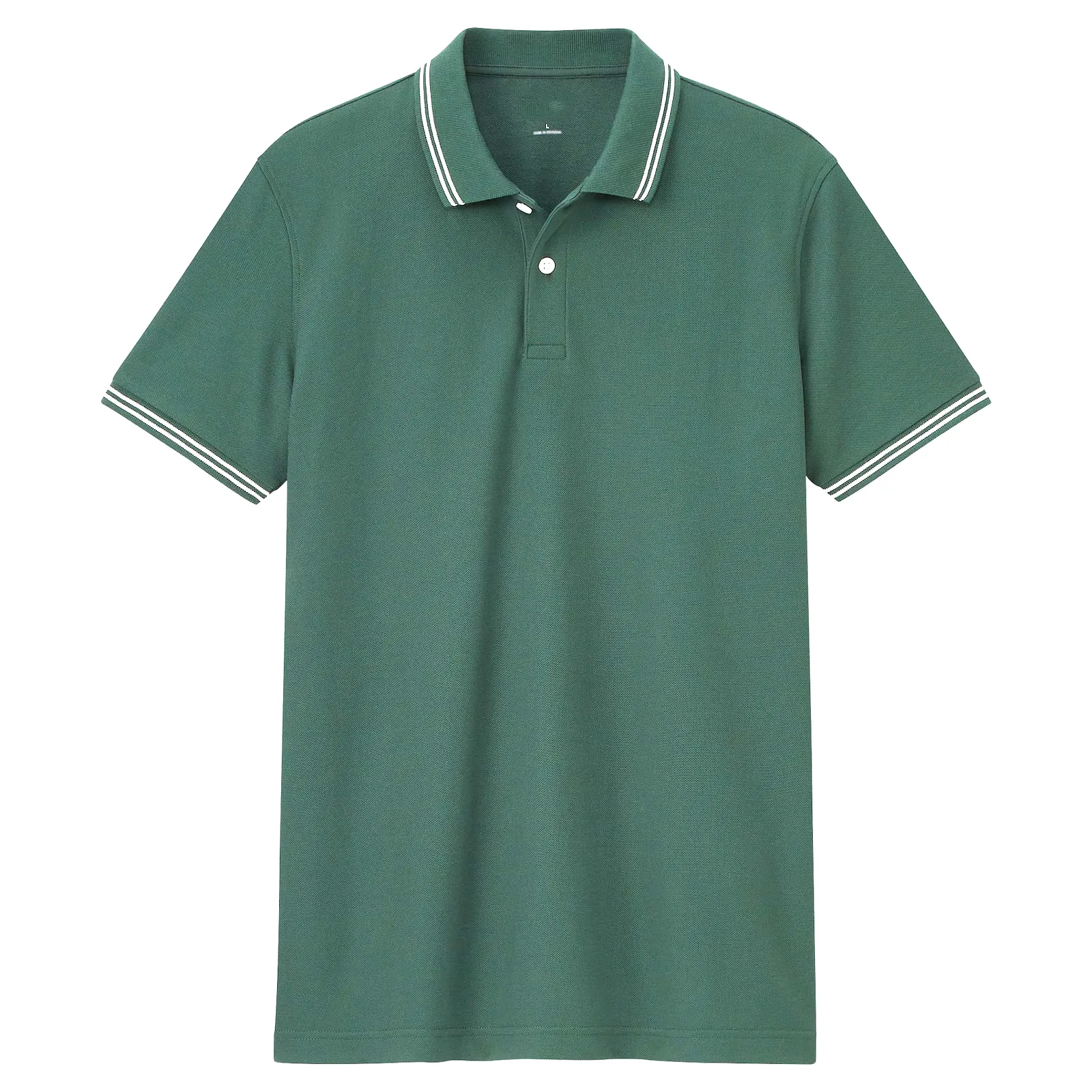 DAN DAN OEM Top Quality Men's Flat knit Collar Two button placket stylish Elegant Casual embroidery Logo Polo Shirts
