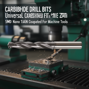 Foret universel en carbure 5xD avec revêtement Nano TiAlN pour machines-outils - Product Image 3