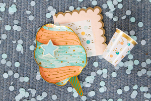 DAMAI - Juego de Platos y Vasos Personalizados para Fiestas de Cumpleaños Infantiles, Diseño Divertido, Platos de Papel con Estampado en Caliente - Product Image 3
