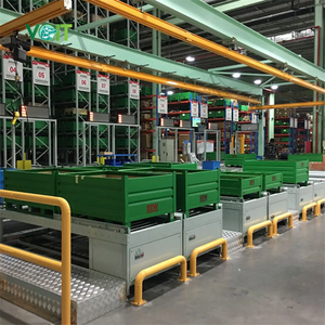 Cage de palette en vrac pliante de côtés de tôle de stockage de porte de demi-chute - Product Image 6