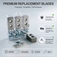 Lames de rechange en titane à double trou pour robot tondeuse Worx Landroid, accessoires de coupe pour jardin