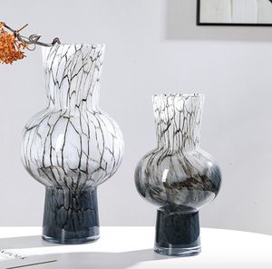 Modern Creative Ink Color Design Bell <b>Vase</b> Home Office Hotel Restaurant <b>Crystal</b> <b>Glass</b> for Coffee Table Sales - Product Image 6