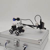 LK-T04Pro 3.5x 4.5x 5.5x Magnification Anti-fog Ergo Dental Corner Magnifier Loupes with Light