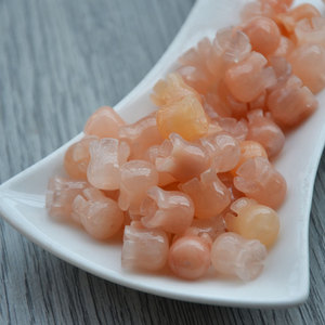 Perles en pierre naturelle d'aventurine sculptées en forme de bourgeon de muguet, 8x10mm, pour la fabrication de bijoux, accessoires de bricolage, vente en gros - Product Image 2