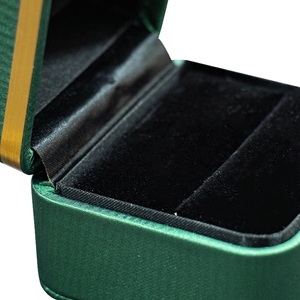 Customized Luxury <b>Ring</b> <b>Box</b> High Quality Engagement Wedding <b>Ring</b> Packaging <b>Box</b> - Product Image 5