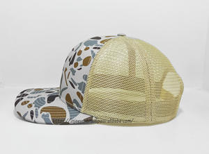 Sombreros de camionero de camuflaje Gorras Snapback personalizadas Parche tejido de camuflaje Old Duck Camo Hunting 112 Sombreros de camionero estructurados para hombres - Product Image 4