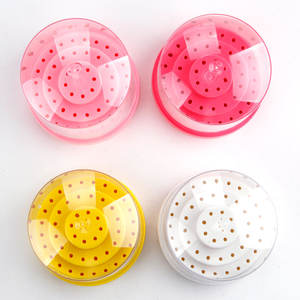 Boîte de rangement <span class=keywords><strong>vide</strong></span> pour outil de fraisage de manucure, support de forets en acrylique, 48 trous, 1 pièce - Product Image 6