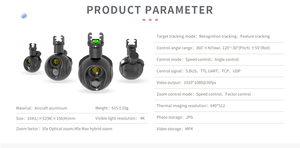Q102 Accesorio para Drones con Rotación Óptica de 360°, 4K, Zoom Híbrido 10X 40X, Imagen Térmica 640*512, IA Inteligente, Identificación y Seguimiento - Product Image 6