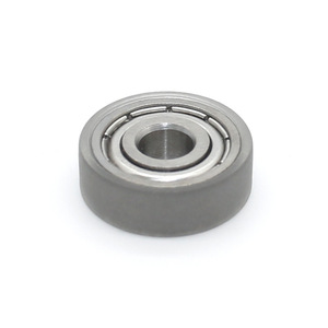 Factory Wholesale 5*16*5mm Flat Silent Guide Wheels TPU <b>Polyurethane</b> <b>Rubber</b>-Coated Pulleys for Bearings and 16mm Wheel Sizes - Product Image 2