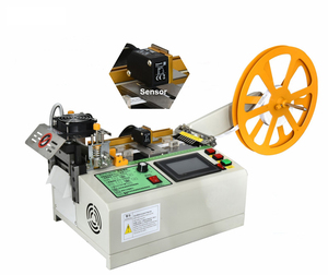 Giá tốt nhất vải tự động Băng nhãn Ribbon Velcro lạnh máy cắt nóng - Product Image 1