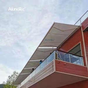 Auvent rétractable pour le soleil, pare-soleil d'extérieur pour café, Cassette complète, toit de terrasse, auvent Pergola, coupe-vent - Product Image 6