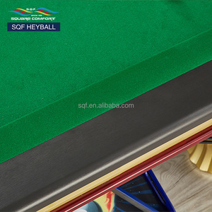 Nouvelle conception de table de <span class=keywords><strong>billard</strong></span> de style chinois de 9 pieds de la marque S.Q.F, pour la maison, les loisirs et le divertissement, avec plateau en ardoise et poches en nylon écologiques - Product Image 4