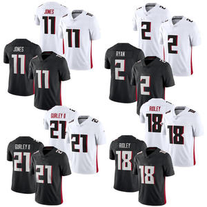 2025 Atlanta ekibi yüksek kalite amerikan futbolu Jersey Logo ile dikili logo işlemeli gömlek özel amerikan futbol topu Jersey - Product Image 1