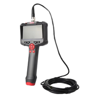 Caméra endoscopique industrielle avec écran de surveillance, 6 lumières LED, indice de protection IP67, écran IPS 4,3 pouces, zoom 2x, étui pour turbine de moteur aéronautique