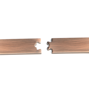 Rieles y Rodillos Superiores de Acero WEKIS para Puertas Correderas de Granero en Cobre Antiguo, Ideales para Cocina y Sala de Estar - Product Image 4