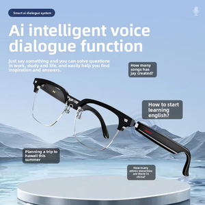 <span class=keywords><strong>Traduction</strong></span> IA Intelligente pour Lunettes, Assistant IA GPS, <span class=keywords><strong>Traduction</strong></span> en Temps Réel 100 Langues, Lecteur de Musique Android Magnétique - Product Image 4