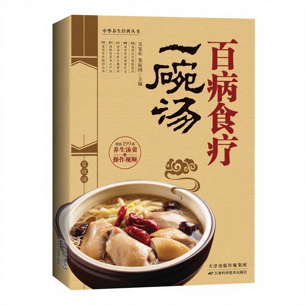 Chinese Medicine Health Care Classic Series 100 Diseases Dietary Therapy One Bowl Soup Four Seasons Health Care Book-China