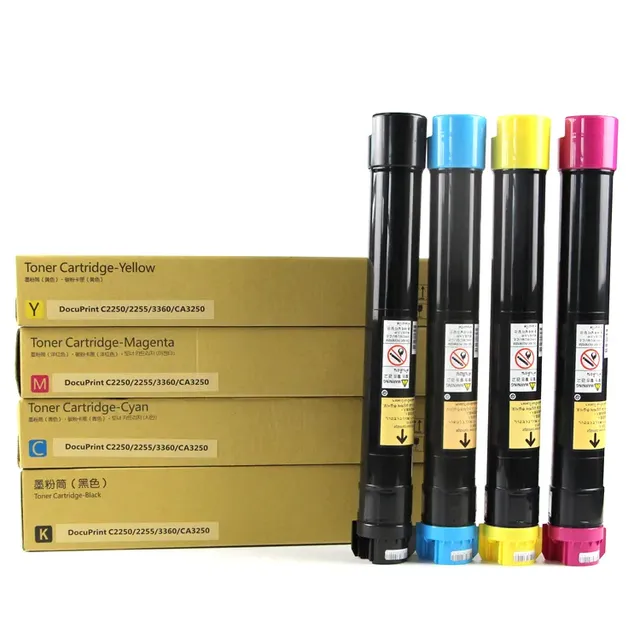 Dalaran Compatible Toner Cartridge for Docu Print C2250/C2255/C3360 Sambo E-Laser CA3250 DC2250/7500-Color C/M/Y 15k Yield