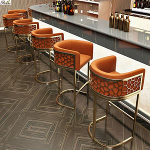 Taburete de Bar Giratorio Moderno, Hidráulico, para Cocina, Altura Ajustable, Sillas de Bar, Sillas de Comedor - Product Image 1