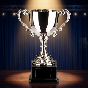 Médailles de trophée nautiques en laiton argenté poli pour la décoration de la maison et les récompenses - Product Image 2